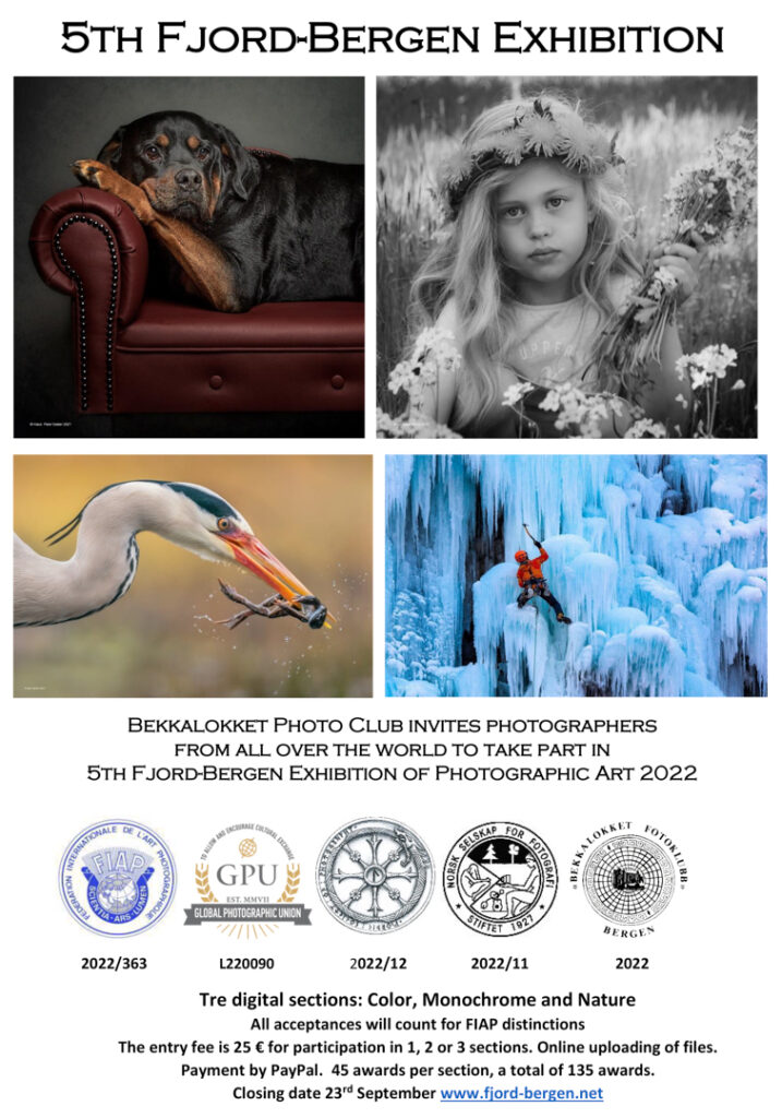 Fjord-Bergen Exhibition of Photographic Art 2022